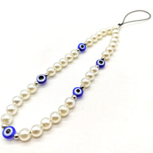 Strap Perlas Con Ojos Azules