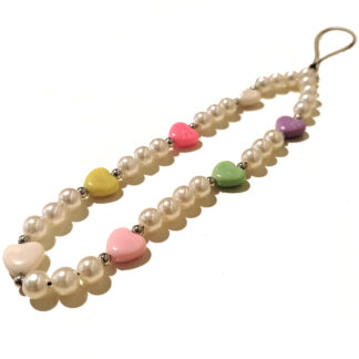 Strap Perlas y Corazones