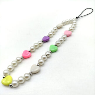Strap Perlas y Corazones