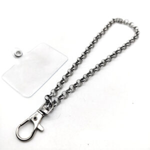 Strap Cadena Rolo Acero Quirurgico – Incluye Adaptador Universal Transparente