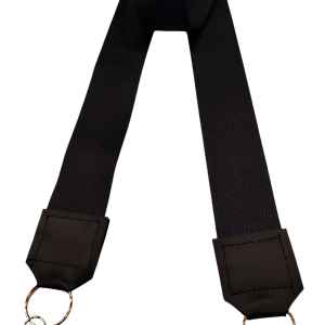 Correas para el Celular Negra Lisa – Incluye Adaptador Universal Transparente-  Consultar Modelos Disponibles