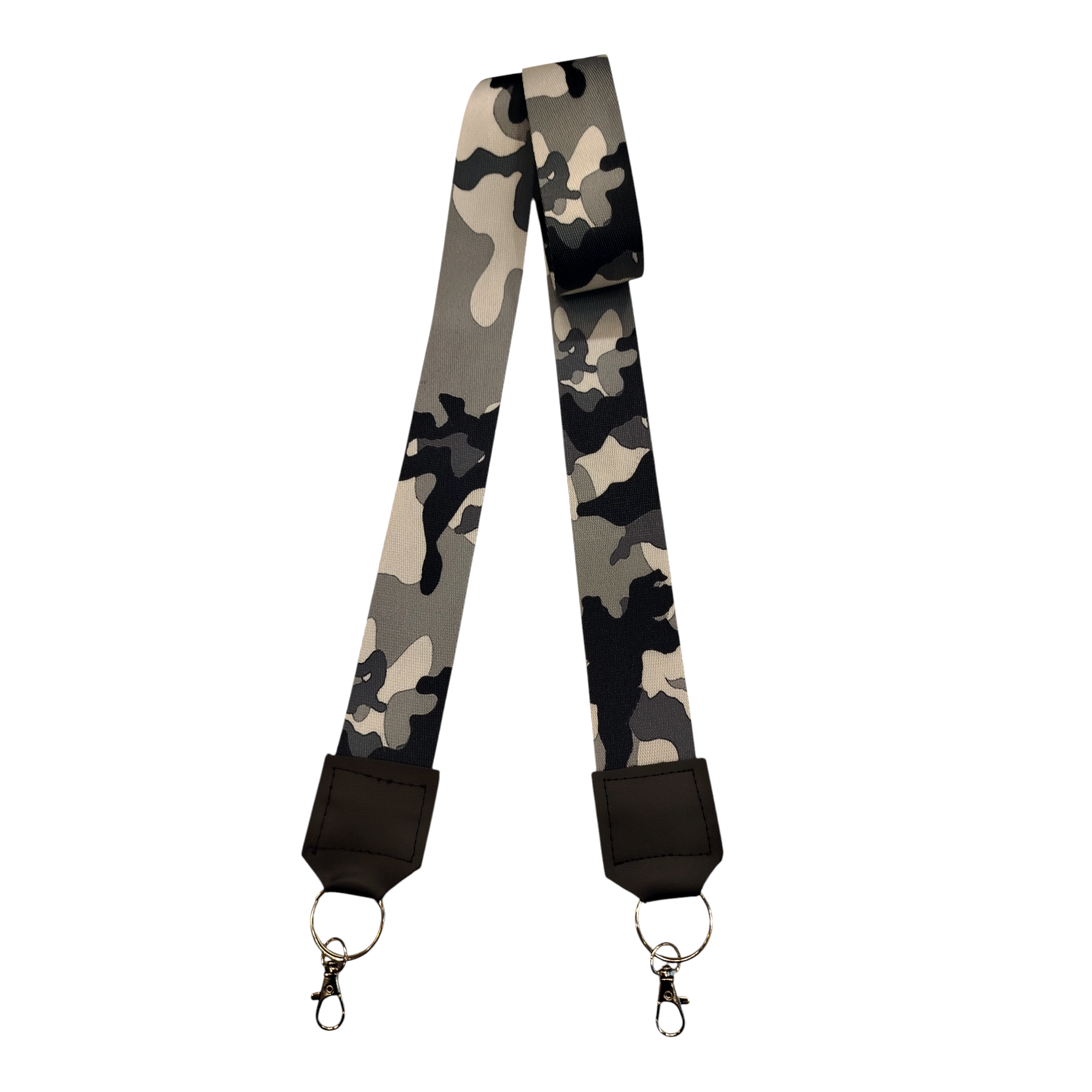 Correa Para Celular Camuflado Gris - Incluye Adaptador Universal Transparente