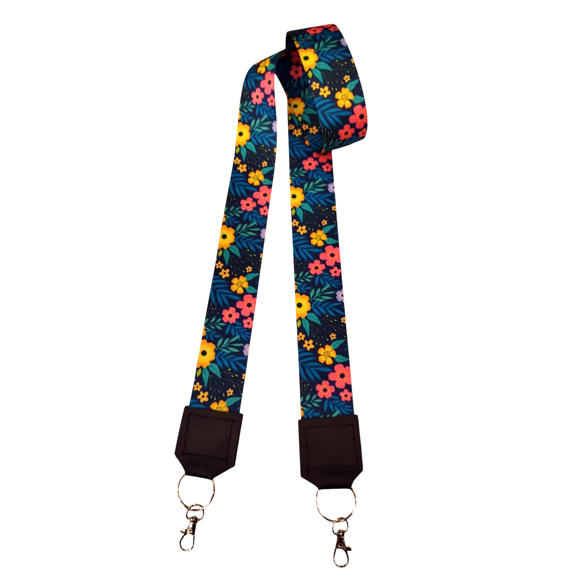 Correa Para Celular Flores - Incluye Adaptador Universal Transparente