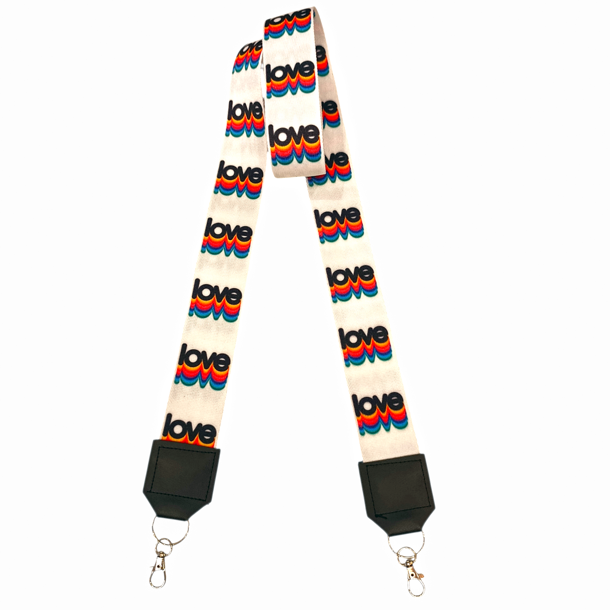 Correa Para Celular Love Retro - Incluye Adaptador Universal Transparente