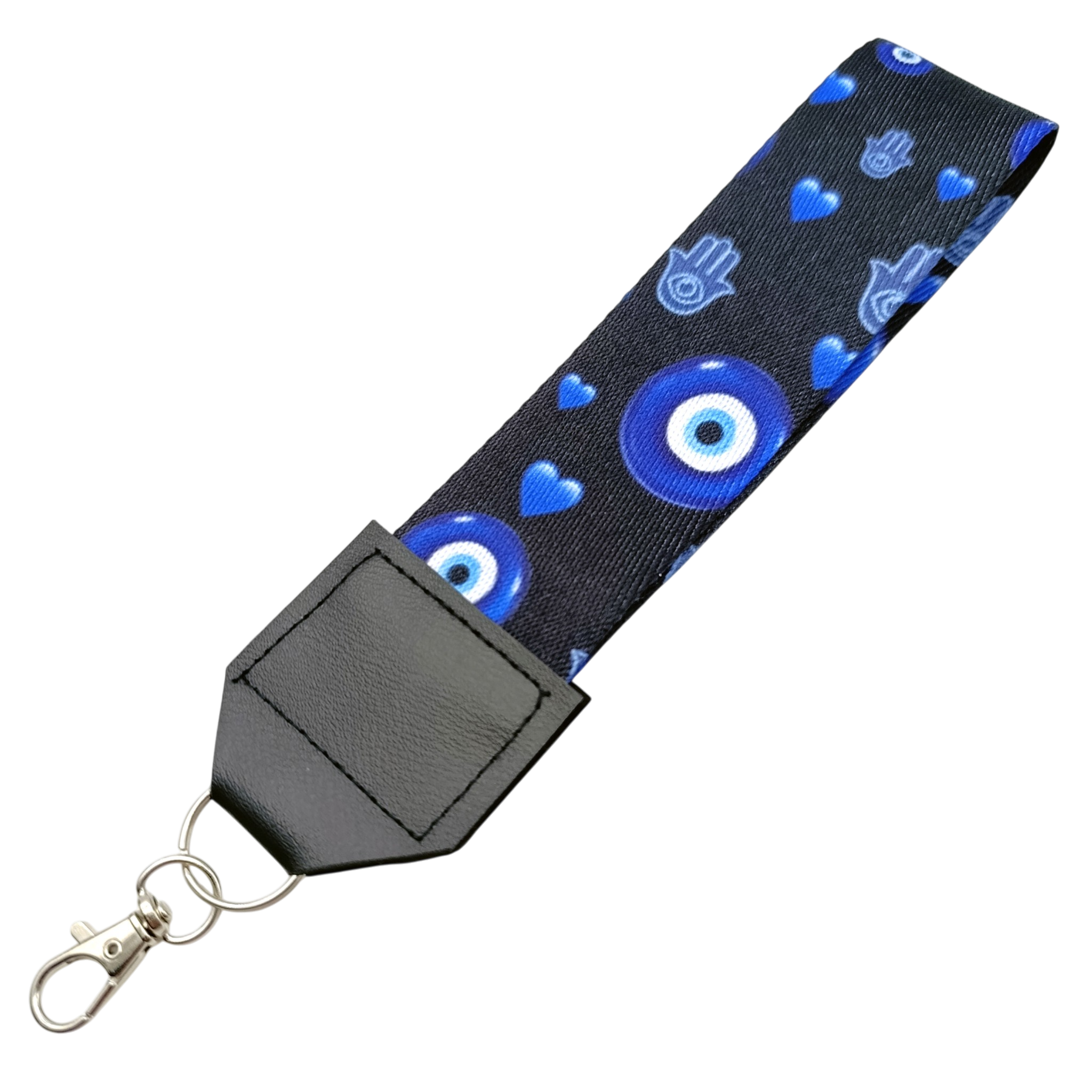 Strap Correa Para Celular Ojos Y Mano Fondo Negro – Incluye Adaptador Transparente