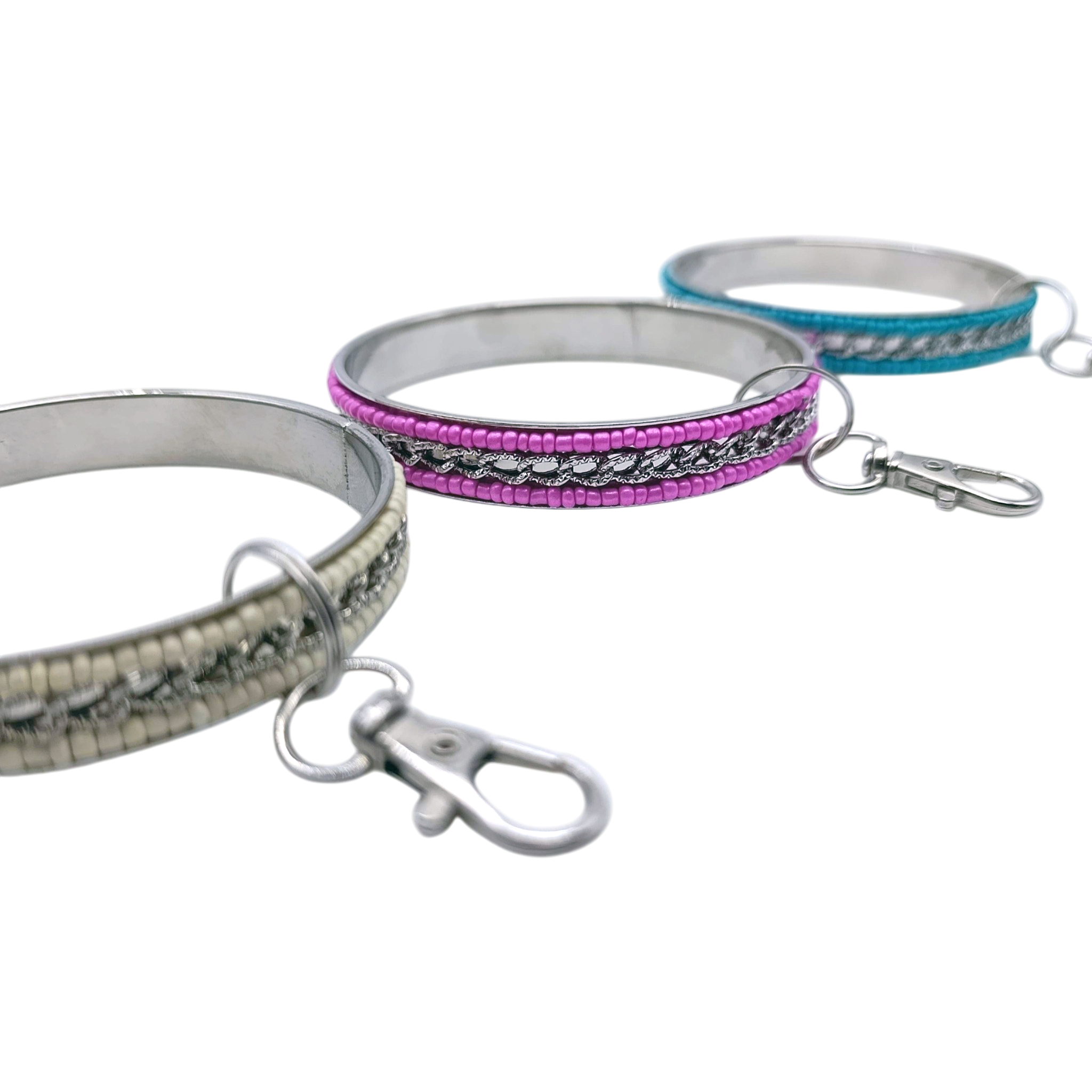 Strap Pulsera Esclava Con Mostacillas