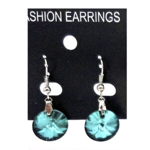 Aro Colgante con Piedra Facetada