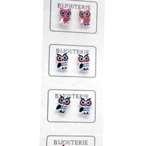 Aro Lechuza - Cartón x 6 Pares