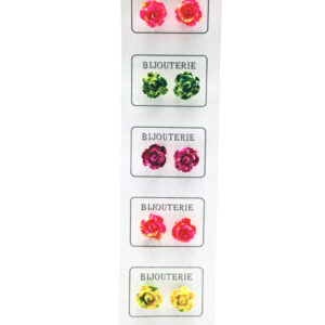 Aro Flor - Cartón x 6 Pares