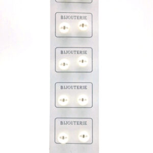 Aro Perla Cultivo 8mm - Cartón x 6 Pares