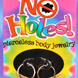 Aro Argolla 1,5cm. con Resorte - No es necesario tener agujereada la oreja