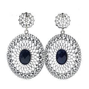 Aro Colgante Filigrana con Piedras