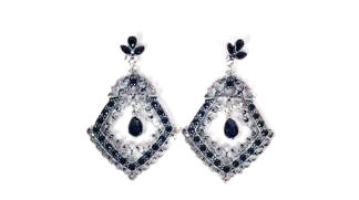 Aro Colgante Filigrana con Piedras