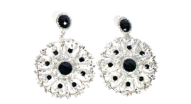 Aro Colgante Filigrana con Piedras