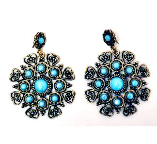 Aro Colgante con Piedras