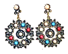 Aro Colgante con Piedras