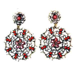 Aro Colgante con Piedras