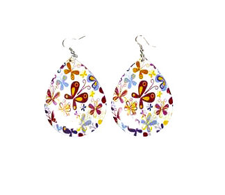 Aro Chapa Multicolor Flores y Mariposas