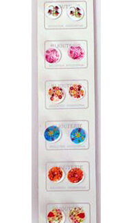 Aro Floreado - Cartón x 6 Pares