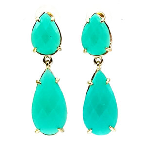 Aro Colgante con Piedra Facetada