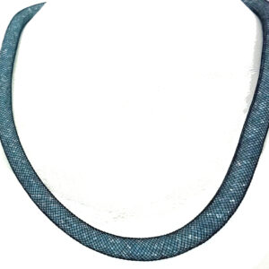 Gargantilla Tela Red Multi Cristales Dentro