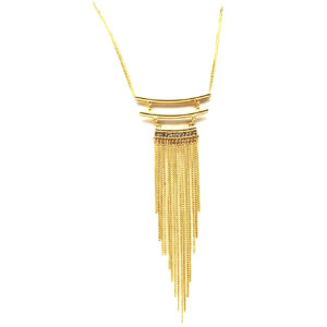 Collar con Strass y Cadenas