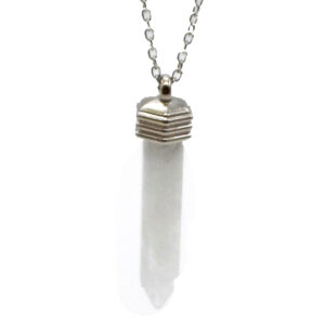 Cadena con Dije Símil Piedra Obelisco