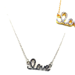 Collar Love con Strass