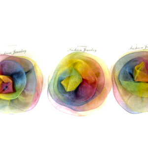 Flor Multicolor con Colita