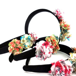 Vincha Forrada con Flores