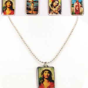 Cadena Bolita con Dije Religioso