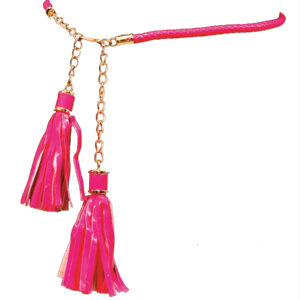 Cinturón Entrelazado con Flecos