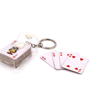 Llavero con Mazo de Mini Cartas