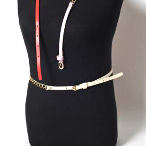 Cinturón Simil Cuero con Cadena