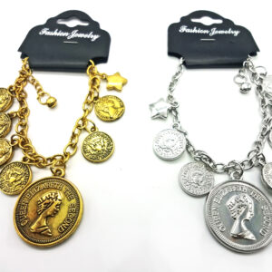 Pulsera con Dijes Monedas