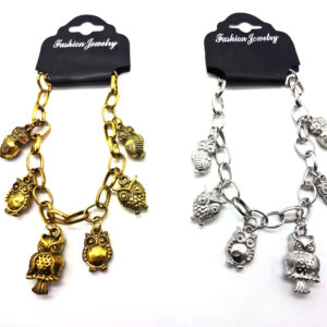 Pulsera con Dijes Lechuza