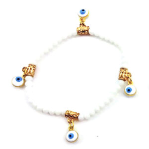 Pulsera Elastizada con Dijes Ojos
