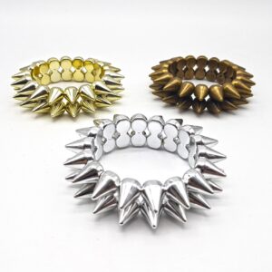 Pulsera Elastizada Tachas Doble