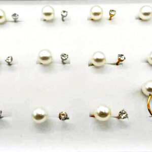 Anillo Piedra y Perla Tamaño Regulable