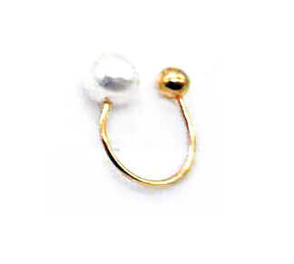 Anillo Bolita y Perla Tamaño Regulable