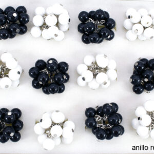 Anillo Racimo Bolitas Tamaño Regulable