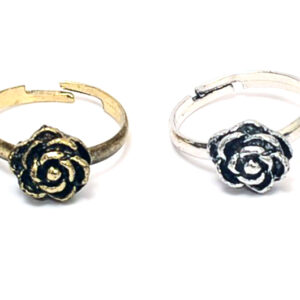 Anillo Flor Tamaño Regulable