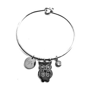 Pulsera Acero Quirúrgico con Dijes Acero Quirúrgico
