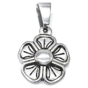 Dije Flor Acero Quirúrgico