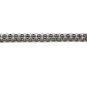 Pulsera Cadena Acero Quirúrgico con Dijes Acero Quirúrgico