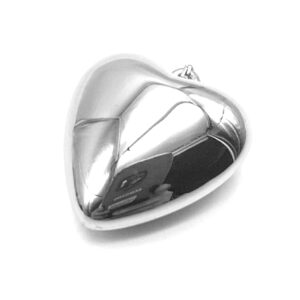 Dije Corazón Inflado Acero Quirúrgico - Alto 4.5cm.