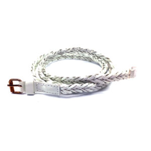 Cinturón Entrelazado Blanco