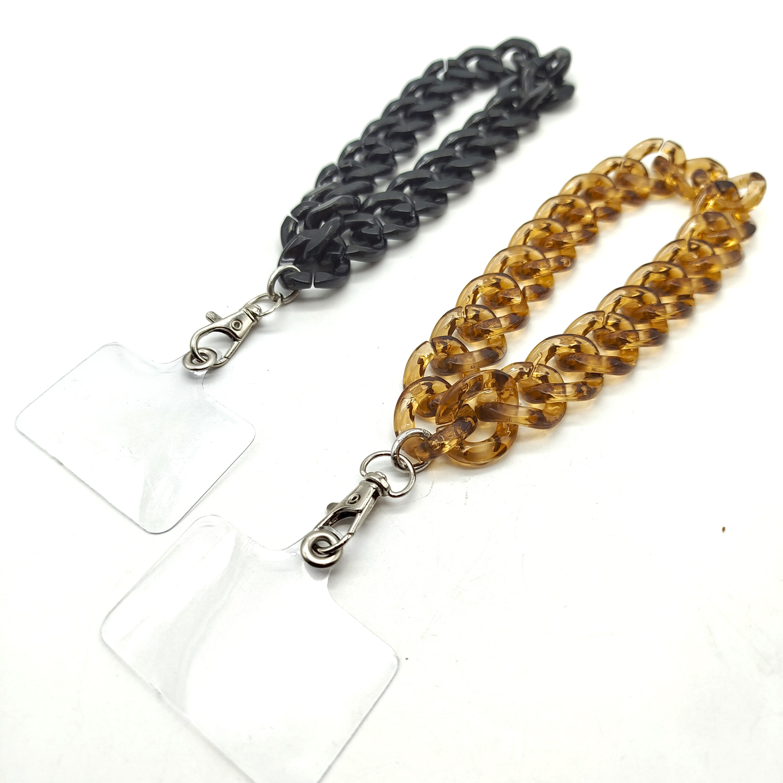 Strap Cadena Plástica Reforzada - Incluye Adaptador Universal Transparente