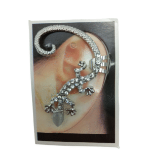 Aro Solitario Iguana con Strass