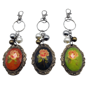 Llavero Rosa con Mosqueton